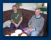 Not jumping joyfully for beating Graham this time!